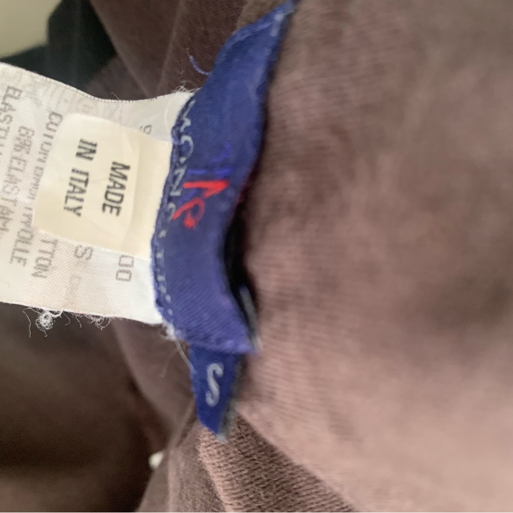 Moncler Full zip fitted top mock neck made Italy size small - Picture 13 of 13